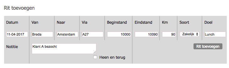 Kilometeradministratie voor zzp 