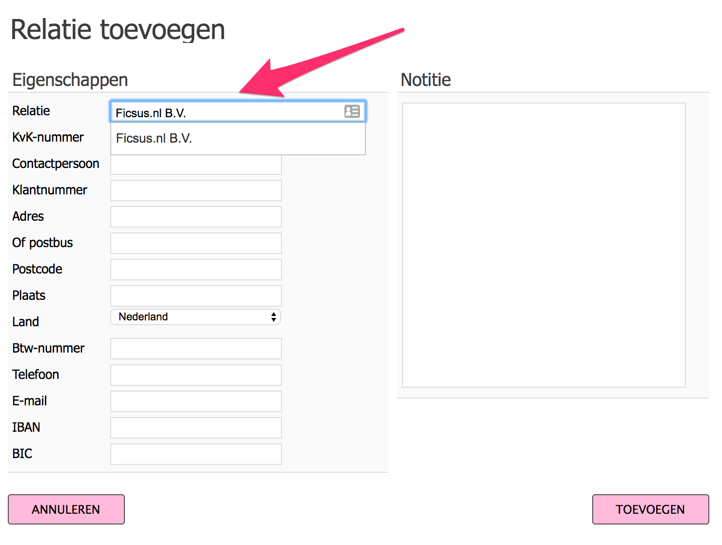 Koppeling boekhoudprogramma met KvK